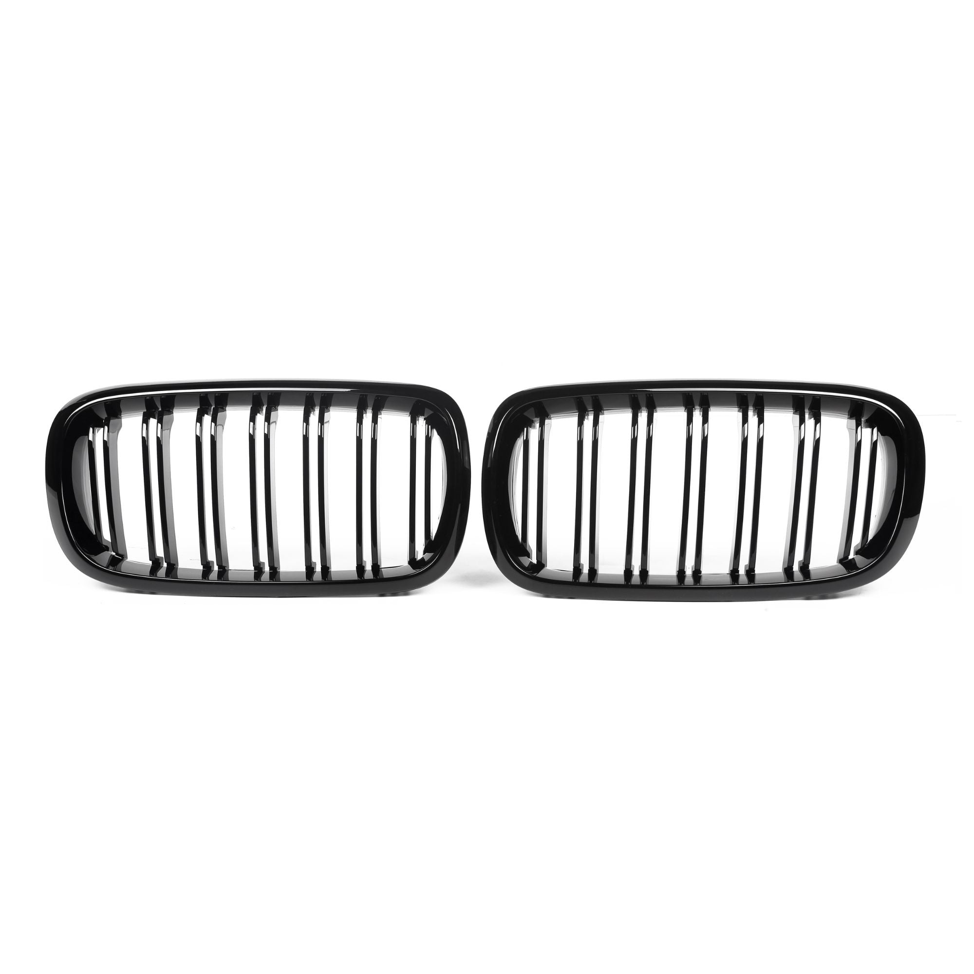 X5 & X6 Gloss Black Double Slat Front Grills F15 F16 (2014-2018) - Avoro Design