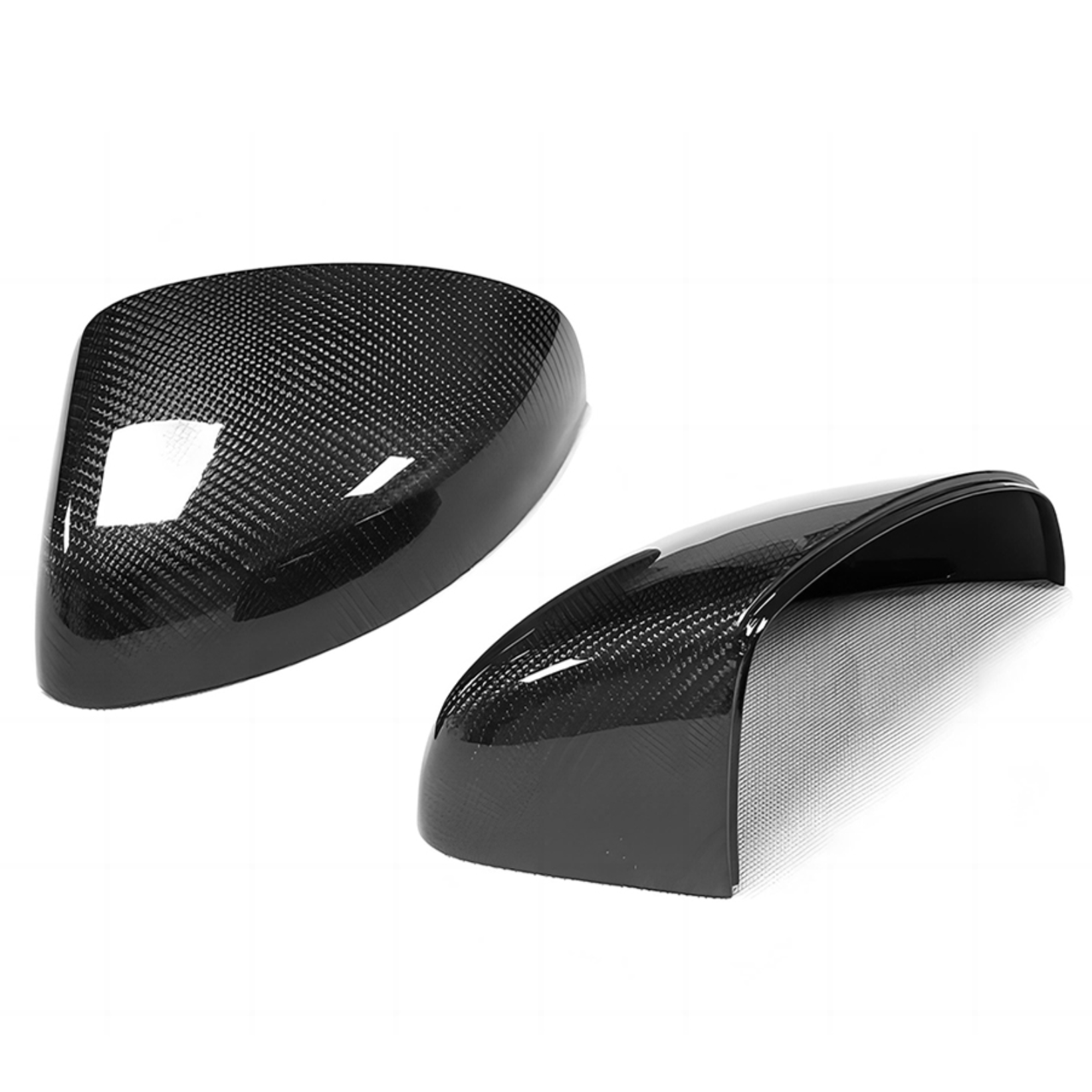 A1 Carbon Fibre Replacement Wing Mirror Covers (2010-2018) - Avoro Design