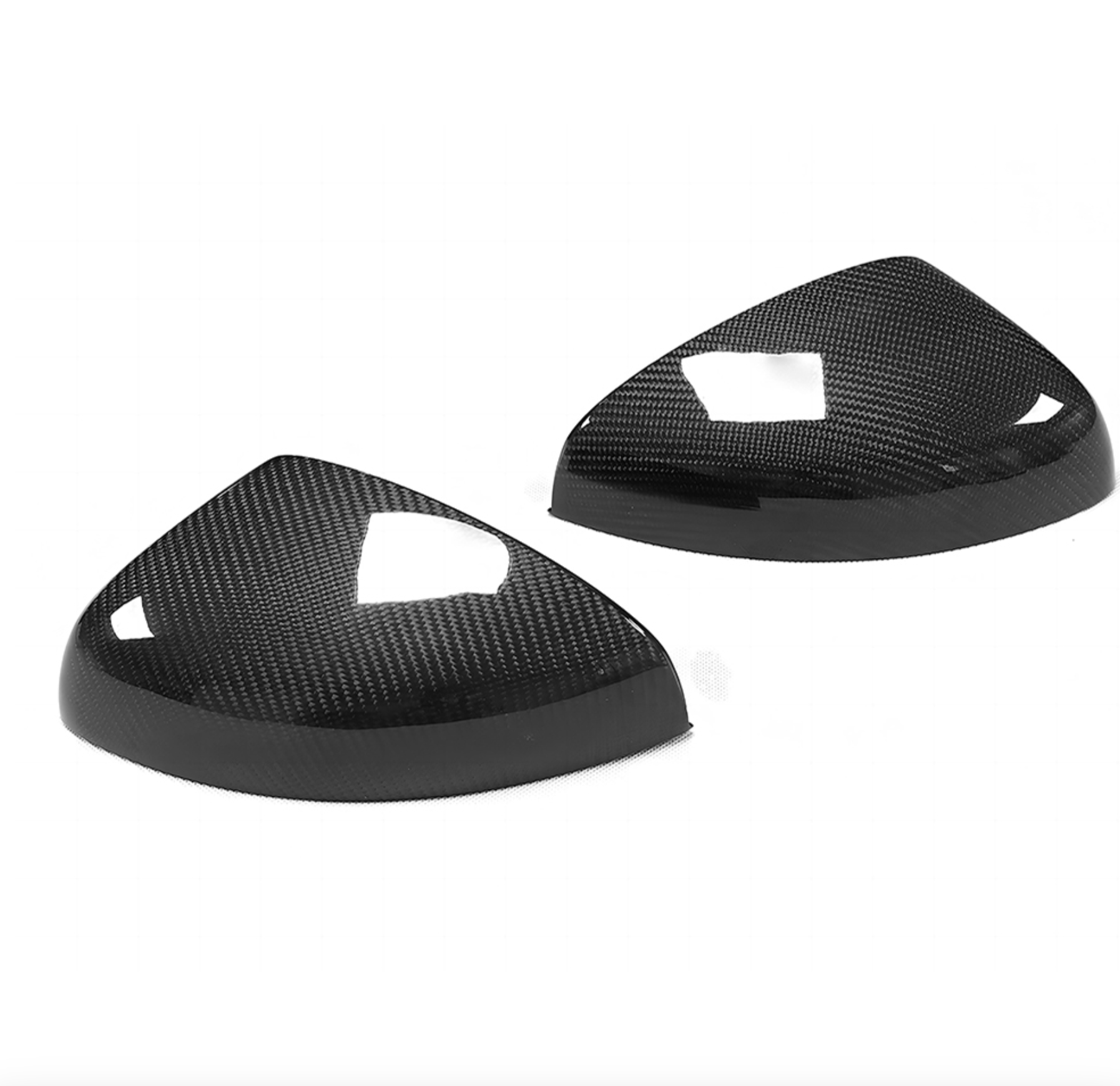 A1 Carbon Fibre Replacement Wing Mirror Covers (2010-2018) - Avoro Design